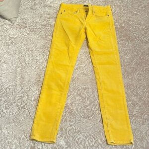 Polo Ralph Lauren Yellow Corduroy Skinny